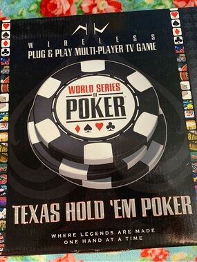 World Series of Poker Texas Hold 'Em Electronic Game Plug & Play 6 Players